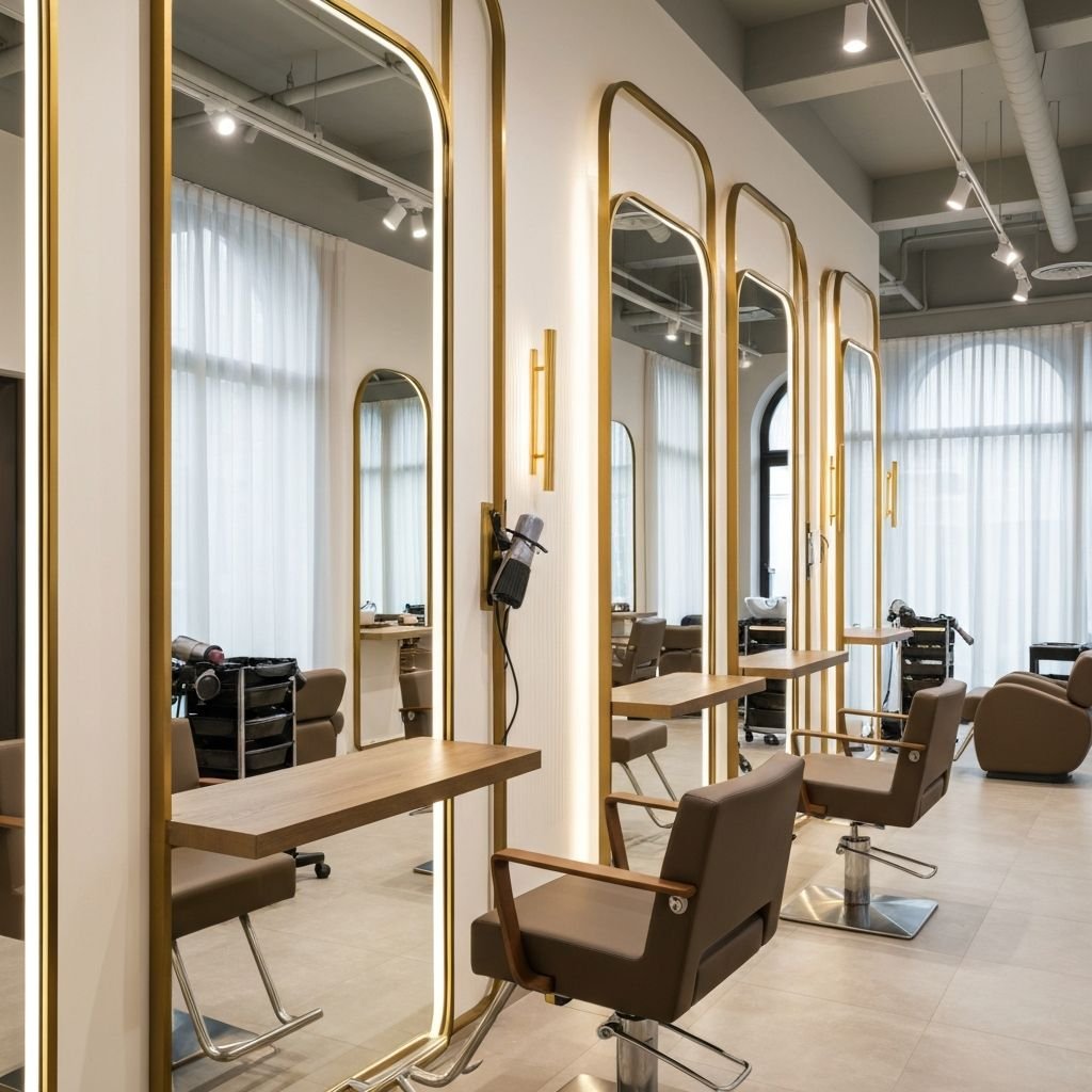 Luxurious salon interior